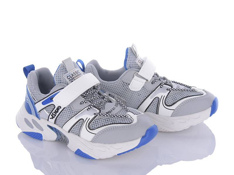 Кроссовки VIOLETA (32-37) G23-806-1 grey (лето)