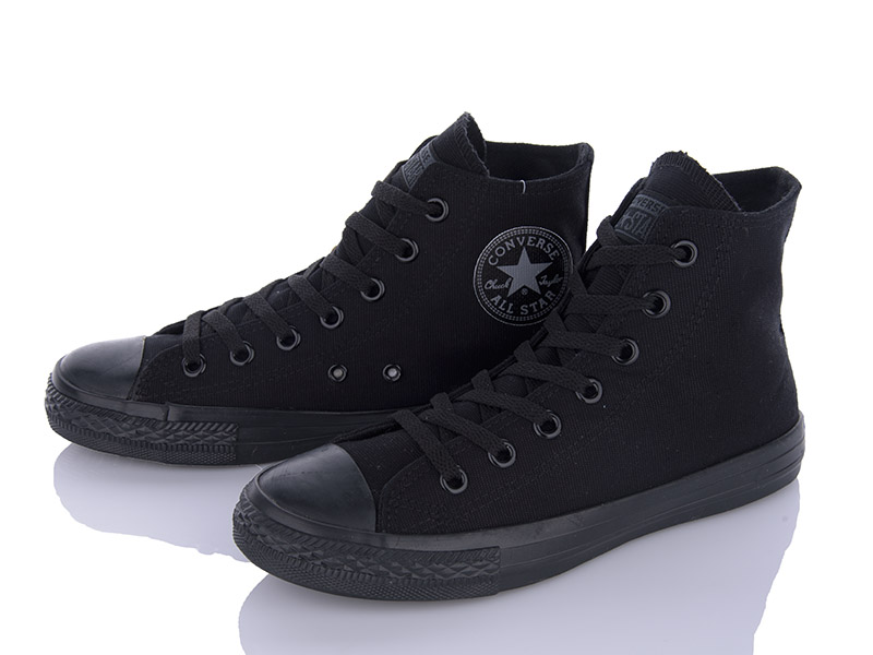 Кеды VIOLETA (36-41) Y132-B1-1 all-black (деми)