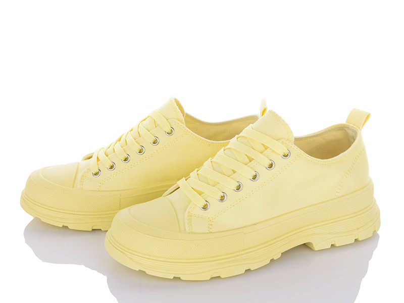 Кроссовки VIOLETA (36-41) 20-868 lt.yellow (деми)