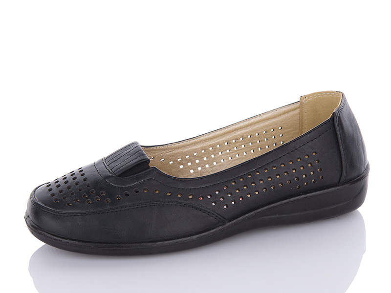 Туфли Yuemingzu (37-42) 220 black-old-1 (лето)