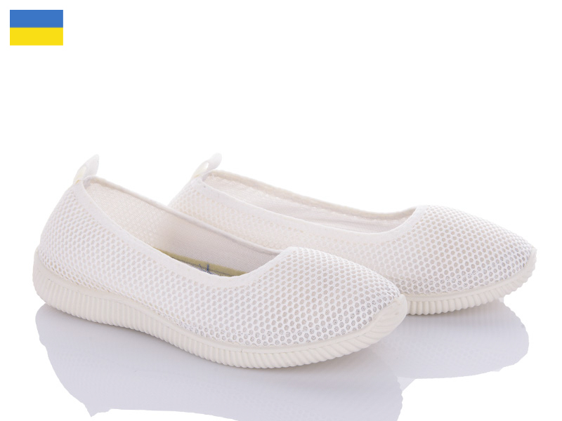 Балетки Vladimir (36-41) Кредо Сітка 23-40 білий (лето)