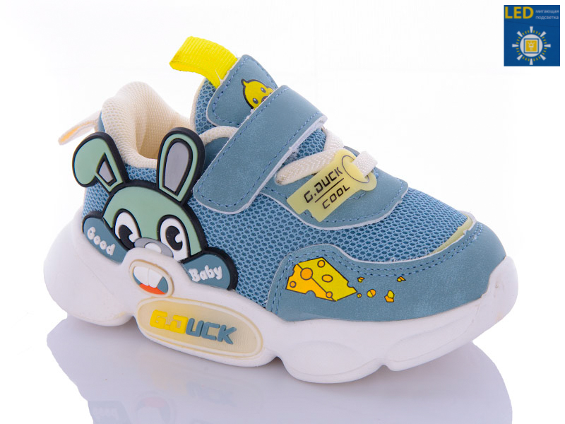 Кроссовки Comfort-baby (22-26) 5377 блакитний  (деми)