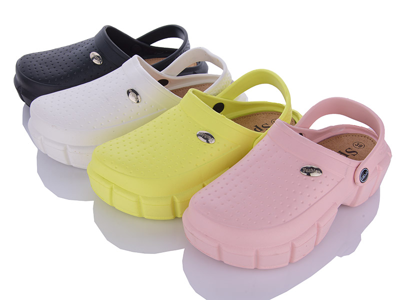 Кроксы Elmob (36-41) W12 mix (лето)