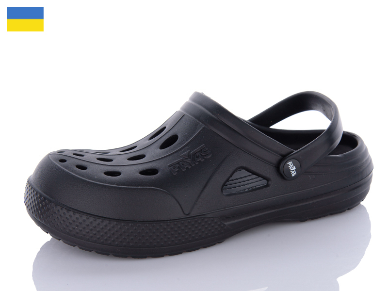 Кроксы Inblu (40-45) Крокс М чорний (лето)