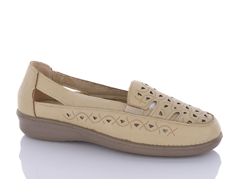 Туфли Yuemingzu (37-43) 213 beige (лето)