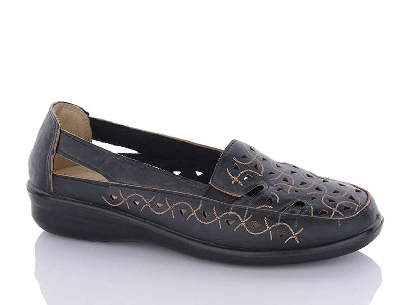 Туфли Yuemingzu (37-43) 213 black (лето)