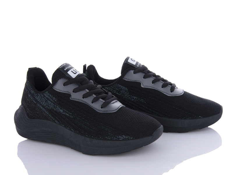 Кроссовки VIOLETA (36-41) 176-40 black (лето)