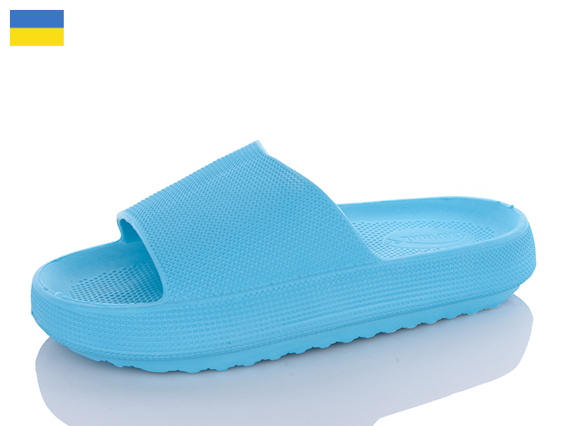 Шлепанцы Inblu (36-41) N100 бірюза (лето)