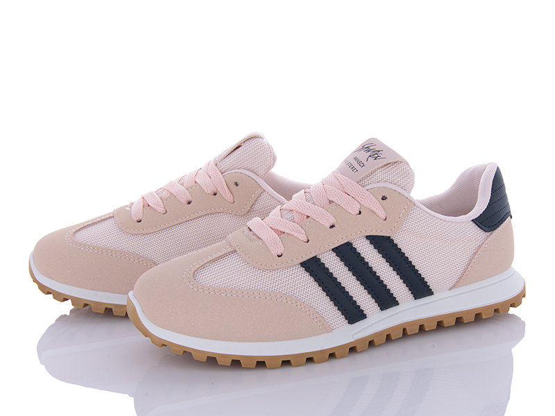 Кроссовки VIOLETA (36-41) HD14-149-54 pink-navy (деми)
