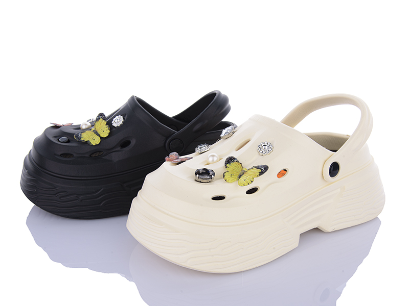 Кроксы Elmob (36-41) W53B mix (лето)