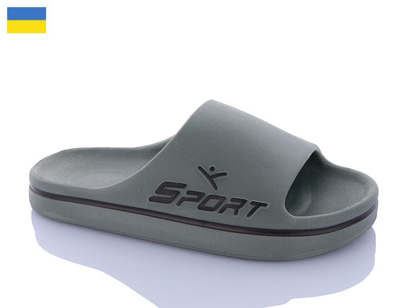 Шлепанцы Inblu (36-41) N107 хакі (лето)
