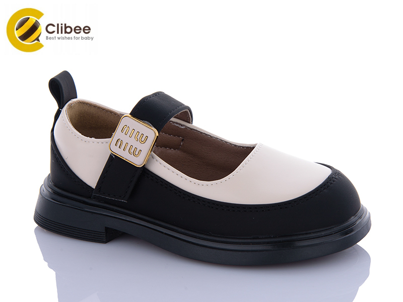 Туфли Clibee-Apawwa (26-30) DB708 beige-black (деми)
