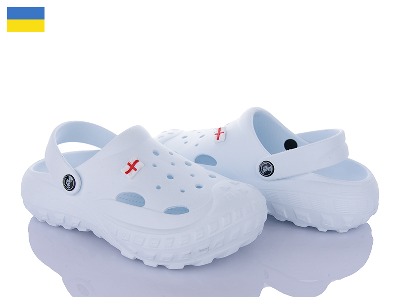 Кроксы Dago (36-41) Крокси 058 білий (лето)