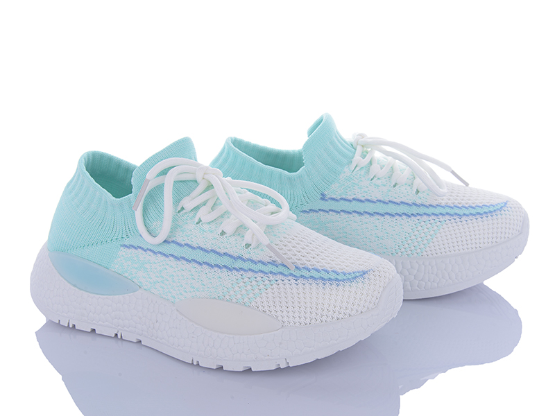 Кроссовки VIOLETA (36-41) 182-45 green (лето)