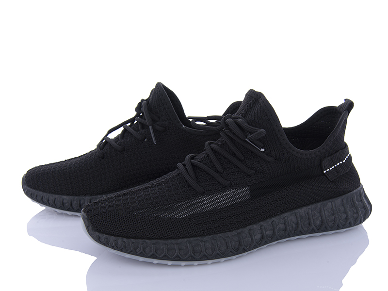Кроссовки VIOLETA (40-45) 20-823 black (лето)