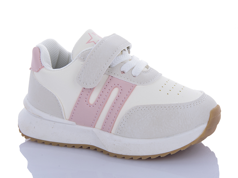 Кроссовки Comfort-baby (26-30) 8820 сір-рож.(26-30) (деми)