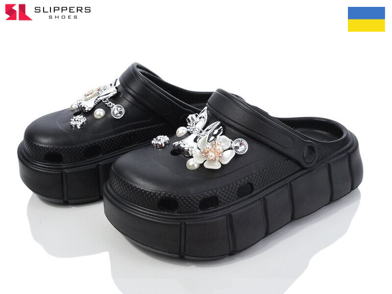 Кроксы Slipers (36-40) 152-2-1 (лето)