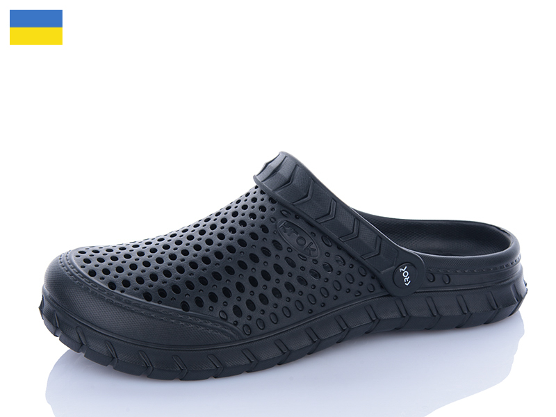 Кроксы Inblu (36-41) C62 чорний (лето)