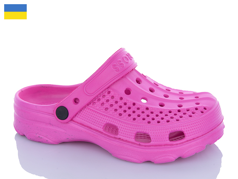 Кроксы Inblu (36-41) SV21 малиновий (лето)