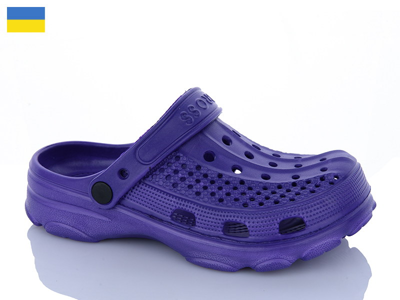 Кроксы Inblu (36-41) SV21 фіолетовий (лето)