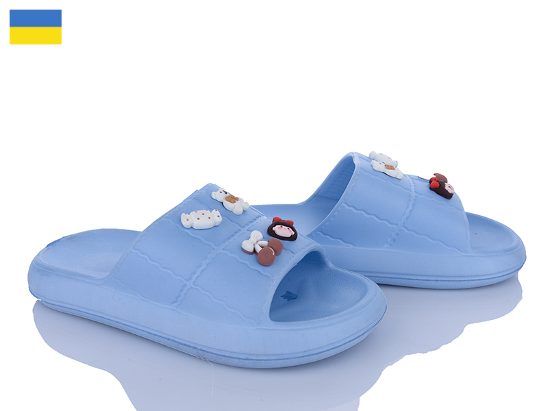 Шлепанцы Inblu (37-42) ПЖ52 блакитний (лето)