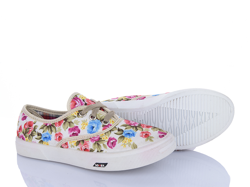 Кеды ShoesViento (36-40) SX квіти (деми)
