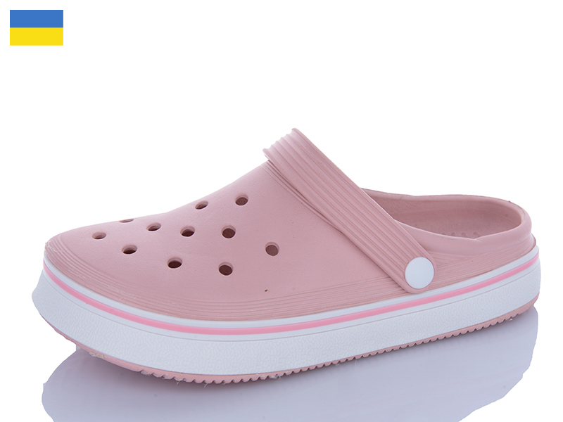 Кроксы Dago (36-41) Верта Ж4001 пудра (лето)