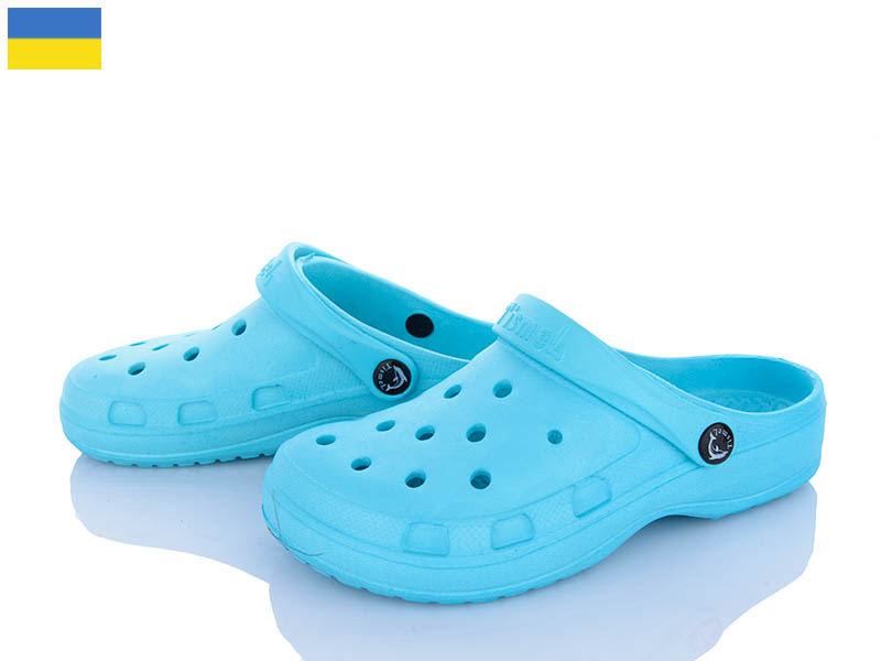 Кроксы Alex (36-40) 321-11 блакитний (лето)