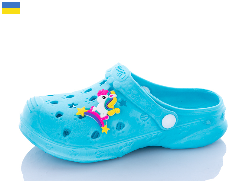 Кроксы Inblu (24-33) С100 бірюза (лето)