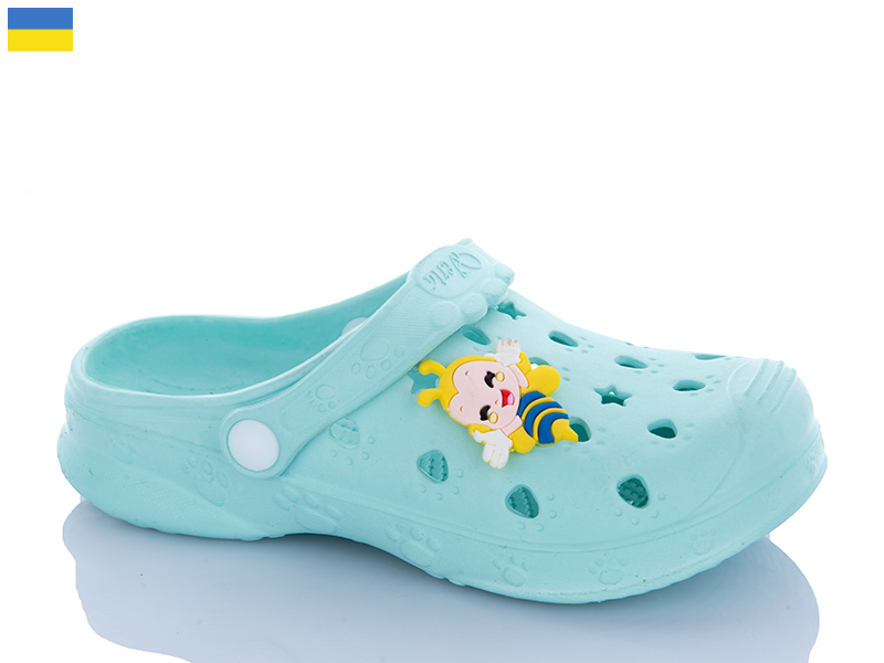 Кроксы Inblu (24-33) С100 св.м’ята (лето)