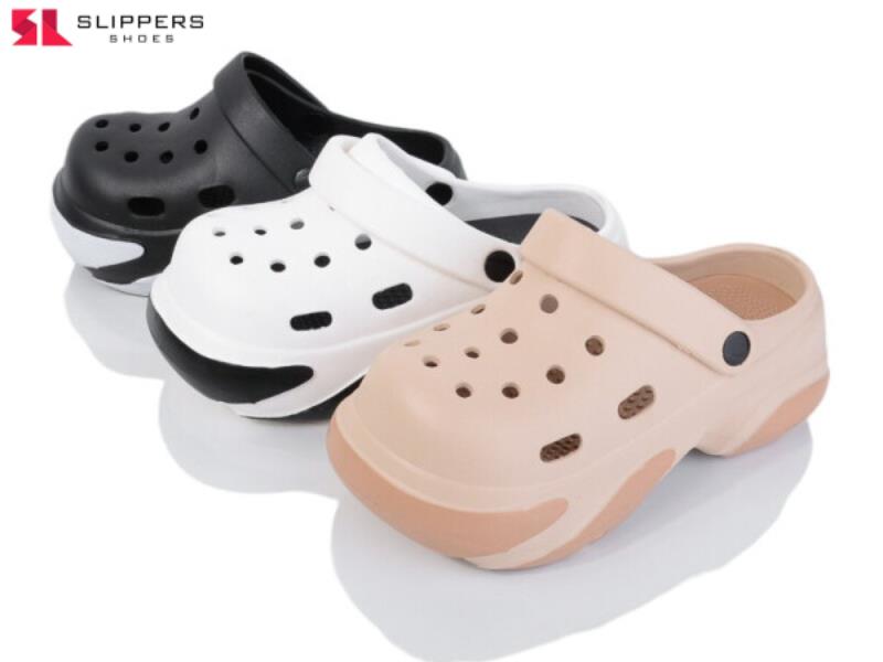 Кроксы Slipers (36-41) 24-116 mix (лето)