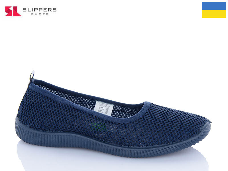 Туфли Slipers (36-41) 2340 синій (лето)