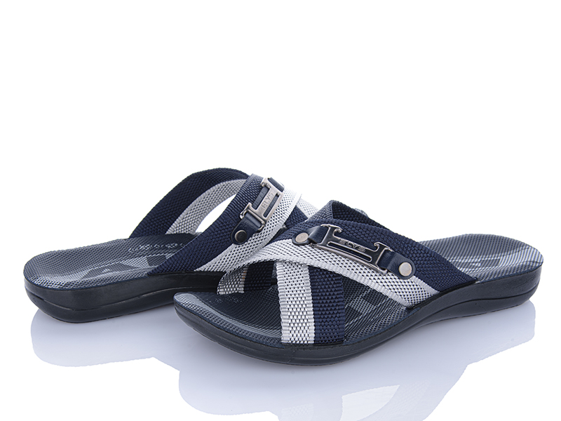 Шлепанцы BIG (40-44) A110 blue (лето)
