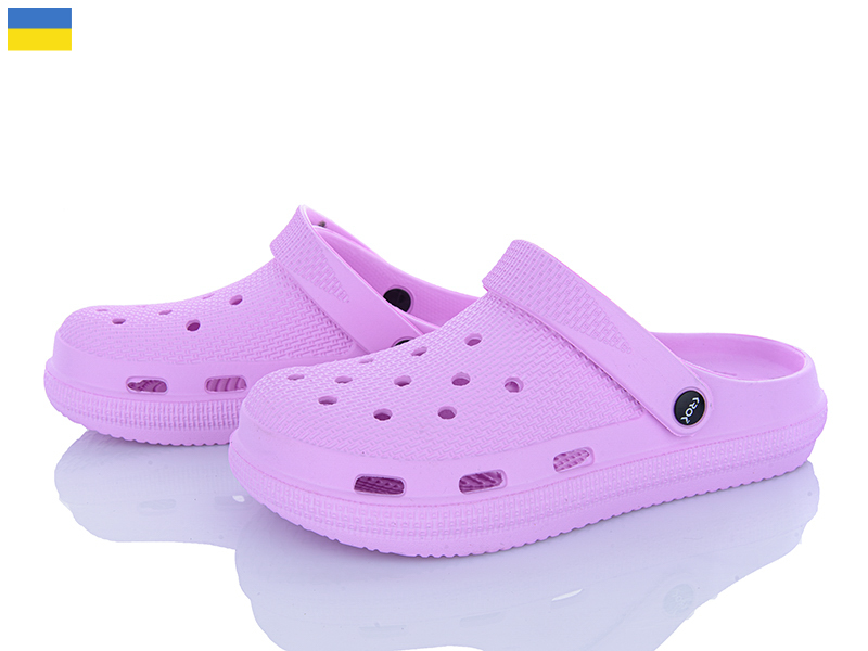Кроксы Vladimir (36-41) Крок C98 св.бузковий (лето)