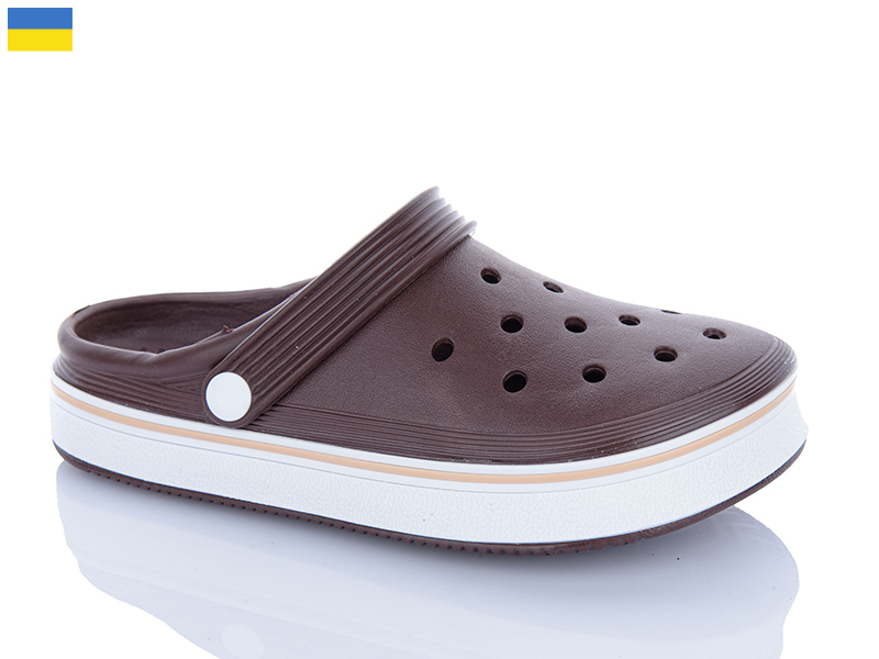 Кроксы Dago (36-41) Верта Ж4001 шоколад (лето)