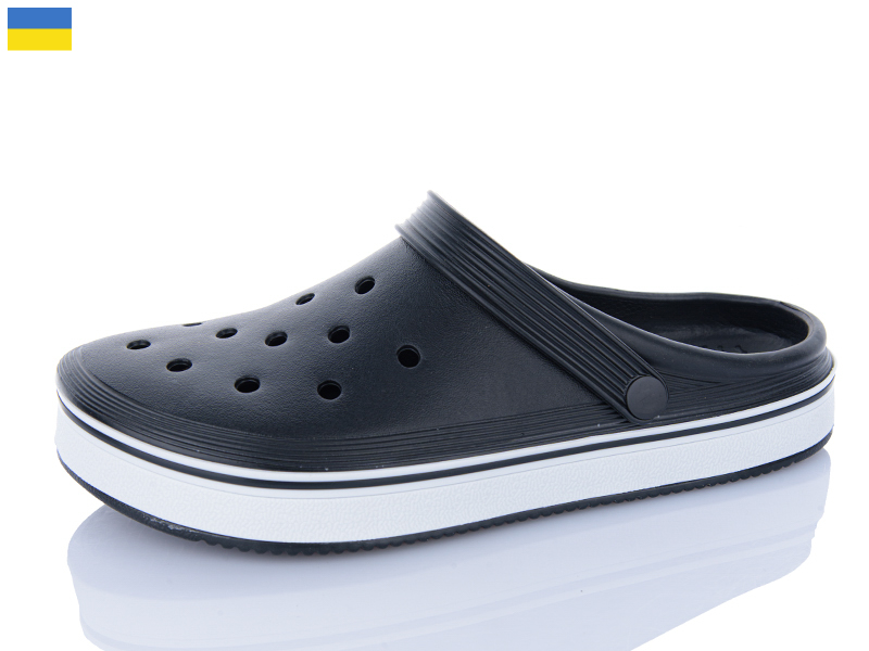 Кроксы Inblu (41-46) 5001 чорний (лето)