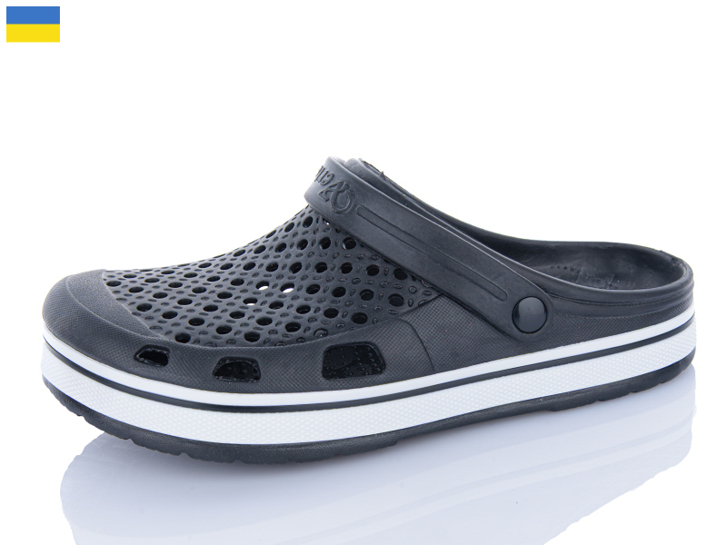 Кроксы Inblu (41-46) N51 чорний (лето)