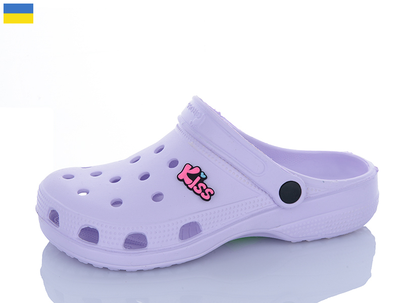 Кроксы Sanlin2 (36-41) 018 м’які фіолетовий (лето)