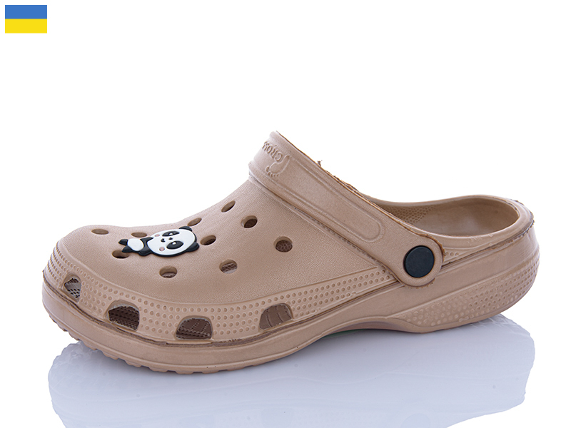 Кроксы Sanlin2 (36-41) 018 кофе (лето)