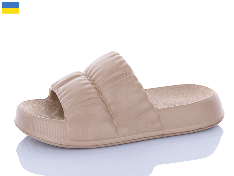Шлепанцы Sanlin2 (36-41) L7 кофе (лето)