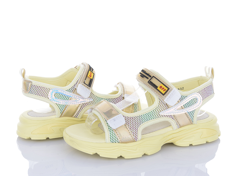 Босоножки Clibee (32-37) AZ832-1 yellow (лето)