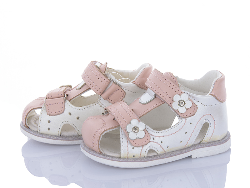 Босоножки Clibee (19-24) E273F white-pink (лето)