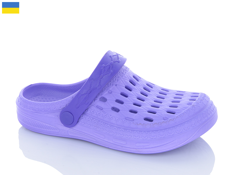 Кроксы Inblu (36-41) DS62 бузковий (лето)
