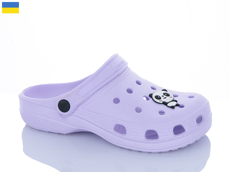 Кроксы Inblu (36-41) SV18 бузковий (лето)