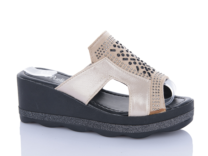 Шлепанцы QQ Shoes (36-41) SL81365-1 (лето)