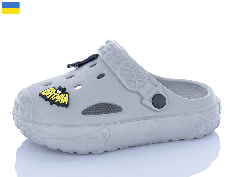 Кроксы Inblu (24-35) 150 св.сірий (лето)