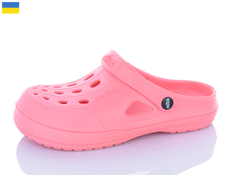 Кроксы ALEX M&L (36-41) Крокс Ж кораловий (лето)