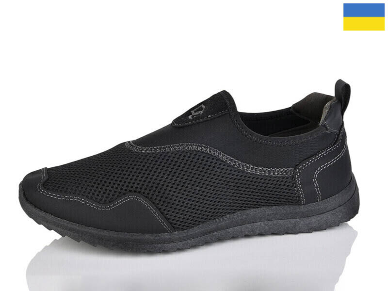 Кроссовки Paolla (41-45) 2901N чорний (деми)