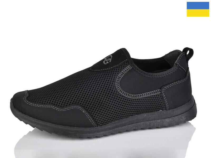 Кроссовки Paolla (41-45) 2903N чорний (деми)