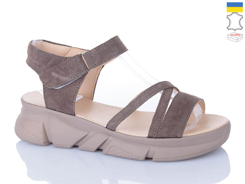 Босоножки Sali (36-40) 116 капучино з кап-п. (лето)